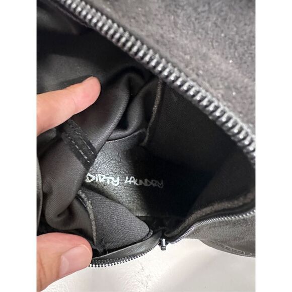 Dirty Laundry Knee High Boots Womens Black Platform Size 6.5 Side Zip Closure - Picture 9 of 10